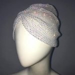 Moodne k&uuml;bar Rhinestone Party Stretch Hat Christmas Dome M&uuml;ts