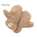 1 paar talviseid rattakindaid kaelarippuva rihmaga, paksendatud pl&uuml;&uuml;skaru sisekujundusega tuulekindel kootud libisemisvastane k&uuml;lma ilmaga s&otilde;itmine golfim&auml;ngu khaki