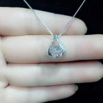 Moeehted Ehted Tsirkoon Tuksuv S&uuml;da Kristall Austriast S925 H&otilde;be Emadep&auml;ev Moekaelakee Tilk Ooker Isiksus