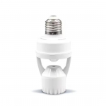 E27 pistikupesa l&uuml;liti alus 360&deg; PIR inimese induktsioon liikumisandur 110-240V nutikas inimese infrapunasensori lambipesa valgus reguleeritav