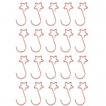 20 tk j&otilde;ulup&auml;rja riidepuu V&auml;rviline metallist t&auml;htkonks esiukse riputusp&auml;rja kaunistuskonks Korduvkasutatav j&otilde;uluehte uksep&auml;rja riidepuu roheline