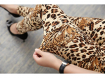 Leopardprint k&otilde;rge v&ouml;&ouml;kohaga venivad retuusid &ndash; stiilsed ja mugavad naiste kitsad p&uuml;ksid, kuum allahindlus! Free Size (suitable for 90-140 jin)