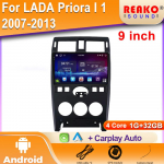 Autoraadio Stereo Multimeedia LADA Priora I 1 2007-2013 Autopleier Navigatsioon 5g wifi Multimeedia Video Juhtmevaba Carplay 4 core 1GB+32GB carplay