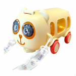 Bussi veepudel lastele: &Otilde;le ja rihmaga autotass &ndash; lekkekindel liigutatav joogikann roosa