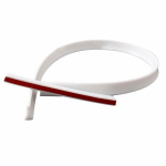 Paindlik Vannituba K&ouml;&ouml;k Veekork, Du&scaron;il&auml;vi tammip&otilde;rand, veekorgi riba 10cm valge