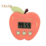 Toiduvalmistamise taimer valju helina Multifunktsionaalne vastupidav ja populaarne puuvilja kuju meeldetuletus kella &auml;ratus t&ouml;&ouml;tamiseks roosa