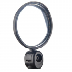 1 tk 8 cm jalgratta tahavaatepeegel 360&deg; reguleeritav p&ouml;&ouml;ratav juhtraud kumer peegel Ohutu lainurk jalgrataste jalgrattas&otilde;idu spordiriistade jaoks must