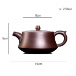 230 ml Lilla savist teekann Traditsiooniline k&auml;sitsi valmistatud filtriga veekeetja kodune ilutee infusioon Kohandatud toormaagi Zisha teekomplekt