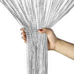 Elutuba Glitter Tutt K&ouml;&ouml;k String Kardinad Uksekardinad Rippkardinad Ruumijagamisv&otilde;rk Silver gray