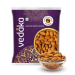 Vedaka 100% looduslikud California mandlid - 500g | Kiudainerikas | H&uuml;gieeniliselt pakitud 500gm
