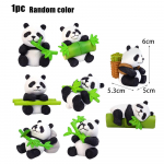 Uus huvitav autodekoratsioon armas v&auml;ike panda kujuke auto keskkonsooli armatuurlaua kaunistus mikromaastik DIY tarvikud