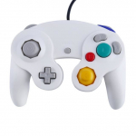 Manette filaire pour GameCube et Wii - Blanc - M3
