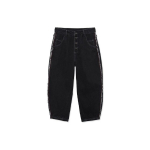 Li Ning Wu Chuang Wu Yi Sirge L&otilde;ikega Lahtised Pesuga Denim Pikk P&uuml;ksid Meeste p&otilde;hjad Must AJQR021-2 L