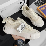 2024. aasta uued madala &uuml;laosaga l&otilde;uendist kingad, meeste unisex lauajalatsid Vulkaniseerivad jalan&otilde;ud, &otilde;ues jooksujalatsid Meeste paksu tallaga leivakingad 2024 kevad 39 beež