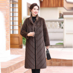 Keskealiste ja eakate imitatsioon naaritsa karusnahast ema talv Uus &uuml;lem&otilde;&otilde;duline paksenenud keskmise pikkusega karv karv integreeritud karv XL