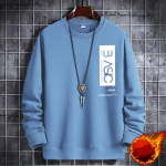 Moodne &uuml;mara kaelusega meeste kampsun, kena mustriga paksendav soe kampsun M beež