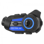 Mootorrattakiivri Bluetooth 5.1 intercom 2K HD kaameraga, FM-raadioga, 10W USB-C, kiirlaadimisega, 6 s&otilde;itjale, 1500m