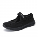Moodsad naiste suvised vabaajajalatsid, hingavad madalad kingad, spordiks vulkaniseeritud v&otilde;rkkingad, hingavad slip-on valged kingad 35 must