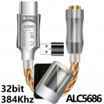 ALC5686 CX31993 HiFi USB DAC t&uuml;&uuml;p C kuni 3,5 mm k&otilde;rvaklappide v&otilde;imendi helidekooder AMP-adapter helikaardi digitaalne dekooder Androidile