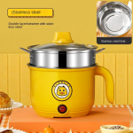 220 V multipliit elektriline riisipliit Kodumajapidamises kasutatavate nuudlite keedupott Mittenakkuv/roostevabast terasest sisemus koos aurutiga 220V