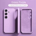 10 V&auml;rvi Luksuslik Vedel Silikoonist Telefoni&uuml;mbris Samsung Galaxy S25 S25+ S24 FE Ultra A06 A16 A26 A36 A56 5G A05 A05S A15 A25 A35 A55 jaoks Samsung Galaxy A16