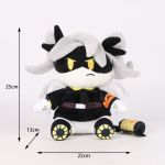 Uus Murder Drones Anorgaaniline Tapja Joonis Pl&uuml;&uuml;sist Nukk Anime Perifeerne V&auml;ike T&uuml;druk Nukk 25cm0.22kg must