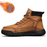 S&uuml;gis/talv meeste retrojalatsid lehma nahast meeste saapad mugavad mootorrattasaapad talvesaapad meeste ehtsast nahast mokassiinid 41 helepruun v&auml;rv