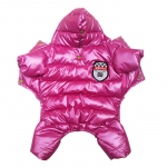 Talvine koerte kombinesoon, soe koeramantel &Uuml;hev&auml;rvilised kutsikate riided Chihuahua Shih Tzu koertele ja kassidele roosa