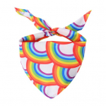 Pet Bandana Kolmnurkne Pehme Hingav Mugav Universaalne Kleit Pestav Vikerkaare S&uuml;dameprint Koera Kutsikas Kassi kaelarihm Sall Bib Lemmikloomatarbed