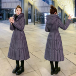 P&otilde;lveni ulatuv salendav mood kapuutsiga paks sulejope mood uus talv XXL lavendel