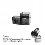 Filter 3-in-1 Waterfall Fish Tank Turtle Tank Akvaariumi seinale paigaldatav Sisseehitatud vaikne filtrikarp vee tsirkulatsiooniga veepuhastaja