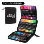 Duo Tip akvarellmarkerid, v&auml;rviline Fine Point Marker Pliiats keskkonnas&otilde;bralik, pestav, pehme peaga, veep&otilde;hine pintsel v&auml;rvimiseks