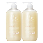 Lauderette Color Fit Sailing Coco Hair Shampoo 1000ml, 2 units, 1L white