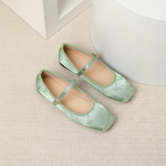 Mary Jane kingad, haldjakingad, lameda p&otilde;hjaga, madala suuga, temperamendiga &uuml;ksikud kingad 35 punane