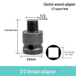 Elektrilise mutriv&otilde;tme teisendamine: Puuripadruni pistik l&ouml;&ouml;ktrelli ja elektrivasara jaoks 3/8 wrench adapter with screw