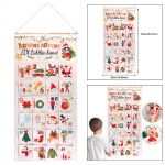 Hanging Storage Bag Christmas Advent Calendar Party Favors to Fill Candies Gifts 24 Days Count Down