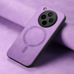 Find X8 Pro X 8 &uuml;mbris X8pro Luksuslik nahast Magsafe magnetiline juhtmevaba laadimiskate OPPO FindX8 Pro X7 Ultra jaoks P&otilde;rutuskindel p&otilde;rkeraud Find X8 lilla