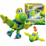 Uusimad ABS Min Deformation Gogo Dino tegevusfiguurid REX Transformation Auto Lennuk Mootorpaat Kraana Dinosaurused lastele