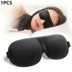 3D Sleep Mask Natural Sleeping Eye Eye Mask Lauv&auml;rv Kattevarju Silmaplaaster Naistele Meestele Pehme Kaasaskantav Silmasidu Reisiklaam 1tk must