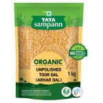TATA Sampann Organic Toor /Arhar Dal, 1 kg