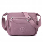 Suure mahutavusega Crossbody kott Naiste kerge mitmekihiline &otilde;lakott keskealistele emadele lilla