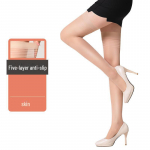 Fenna siidist pitsist &uuml;le p&otilde;lve ulatuvad libisemiskindlad sukad naistele &ndash; kevad-/s&uuml;giskollektsioon 124A, One Size