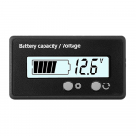 6V-100V12V 24V 36V 48V 60V 72V plii-liitiumpatarei mahuindikaator auto digitaalne voltmeeter pingetestri m&otilde;&otilde;teriist valge