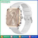 SACOSDING uus NFC nutikell 1,75-tolline AMOLED-ekraan naiste spordikell Bluetoothi ​​k&otilde;ne tervisemonitor IP68 veekindel Android IOS-ile