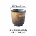 Jaapan ja L&otilde;una-Korea keraamiline teetass kivikeraamika k&auml;sitsi maalitud tass Jaapani Kung Fu teetass kohvi piimatass <200ml