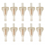 10 tk 1/4 6 mm liini l&auml;bipaistev gaasifilter universaalne mootorratta bensiinifilter, &otilde;lirealine bensiini bensiini k&uuml;tusefiltri puhasti CHINA