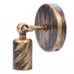 Retro stiilis seinalambibaar kohviku koridori lambihoidja E27 valgustipesaga(Kuldne)