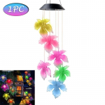 P&auml;ikesekell Tuulekell Valgus Vahtraleht V&auml;rvi Muutev Ripplamp P&auml;ikeseenergial t&ouml;&ouml;tav V&auml;lis-/Sise Aed Hoov Terrass Dekoratsioon