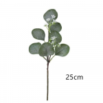 5 tk eukal&uuml;pti kimp Eukal&uuml;pti lehed varred hulgi kunstlik h&otilde;bedane dollar Eukal&uuml;pti lehed pulmavaasi kimp lilleseade