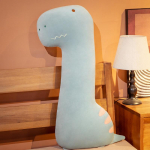 80-120cm Multika loom Kawaii Dinosaurus Krokodill Rebane Pl&uuml;&uuml;sm&auml;nguasjad Pehmed T&auml;idisega Pikk Magamisvoodi Padi Nukk Padi Lapsed T&uuml;drukud Kingitus 80cm